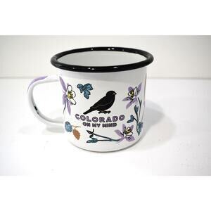 Enamel Camping Mug Colorado Wild State Of Mind Coffee Wondery Parks Apparel